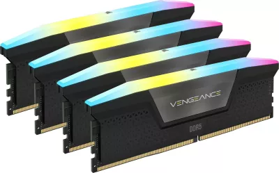 RAM Memorje Corsair Vengeance RGB 128GB (4x32GB) DDR5 5600MHz, shumëngjyrëshe