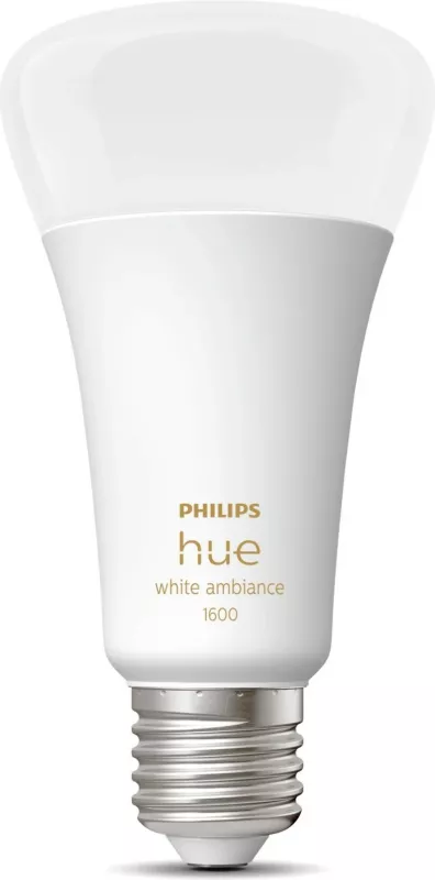 Llambë smart Philips Hue White ambience A67, LED, E27, Bluetooth/Zigbee, e bardhë