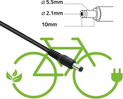 Karikues Qoltec 50760 për bateri e-bike, i zi