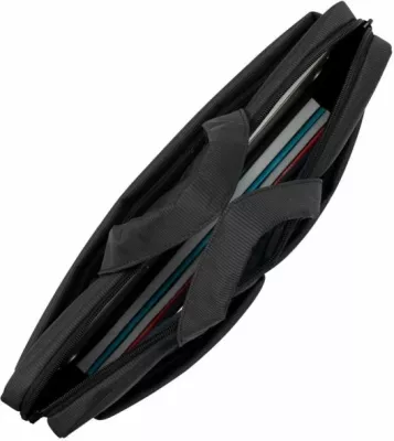 çantë laptopi RIVACASE Tivoli 8731, 15.6", me rrip shpatulle i rregullueshëm, gri