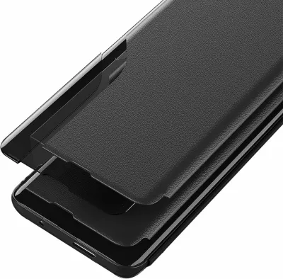 Mbështjellës Hurtel Eco Leather View Case për Xiaomi Redmi Note 11 Pro+ 5G / 11 Pro 5G / Mi 11i HyperCharge / Poco X4 NFC 5G, kaltër