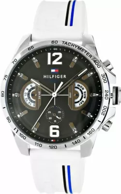 Orë dore për meshkuj Tommy Hilfiger, e bardhë