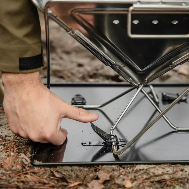 Grill portativ Offlander, gri