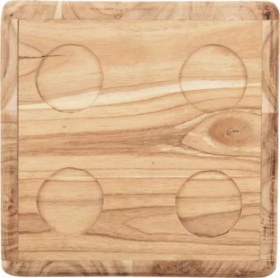 Karrige për bar ZARI, ngjyrë druri natyral, FH7898.02, 40x40x40 cm