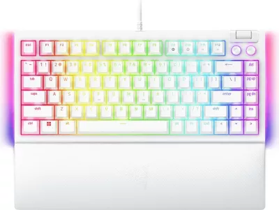 Tastierë gaming Razer BlackWidow V4 75% RZ03-05001700-R3M1, US-Intl layout, me RGB, e bardhë