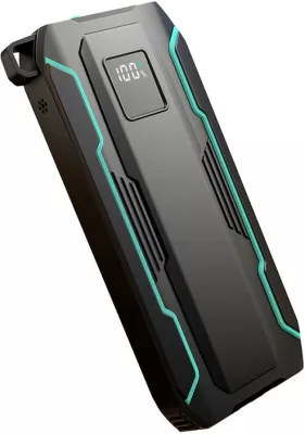 Powerbank Joyroom JR-L017, 10000mAh, 22.5W, me kabllo Lightning + USB-C, e zezë
