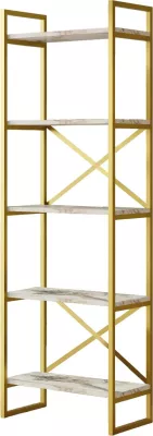 Raft librash Hanah Home, Vg3-Ge, mermer dhe ari