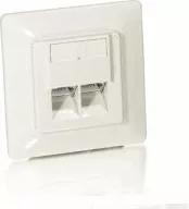 Panel modular rrjeti Equip Cat.5e, 2 porta RJ-45, i bardhë, 80mm