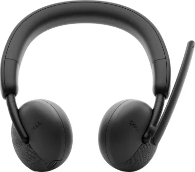 Kufje Dell WL3024, me kabllo & pa kabllo, për thirrje/muzikë, USB Type-C, Bluetooth, Zezë