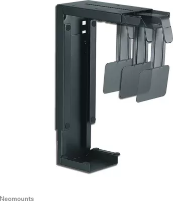 Mbajtës për kasë Neomounts Newstar CPU-D100BLACK, montim në tavolinë, çelik, i zi