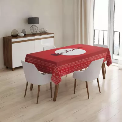 Mbulesë tavoline Hermia Concept, Scarlet, shumëngjyrëshe, 160x220cm