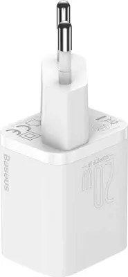 Karikues i shpejtë Baseus Super Si Quick Charger 1C, 20W, USB-C, Bardhë