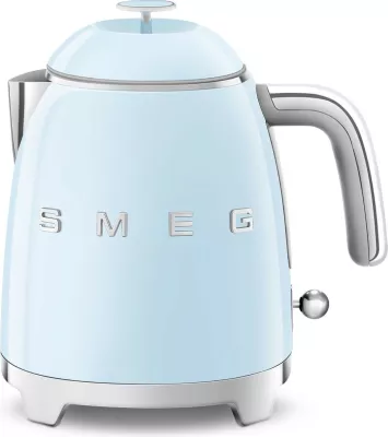 Ibrik elektrik SMEG KLF05PBEU mini, 1400W, 0.8L, kaltër