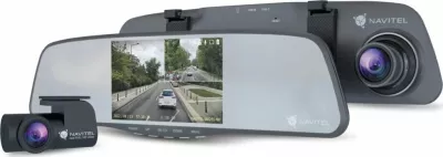 Kamerë regjistrimi për veturë Navitel MR255 NV, Full HD, 5\" IPS, kënd 160°, mbështetje microSD 256GB, set me kamerë të pasme
