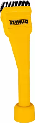 Furçë ergonomike për papastërti të fortë Dewalt DXVA00-4300E, për zorrë thithjeje 32/48/64 mm, e verdhë