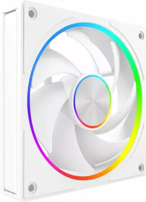 Ventilator për kasë PC Modecom Volcano Loop 120 ARGB (FAN-LOOP-120S-ARGB-200) 120mm PWM, White, 1 copë