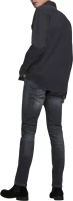 Këmishë për meshkuj Jack & Jones JJESHERIDAN L/S NOOS, e zezë [Madhësia: XL]