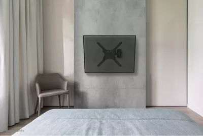 Mbajtës muri për TV Neomounts WL40-540BL14, full motion, 32-55 inç, VESA 400x400, e zezë