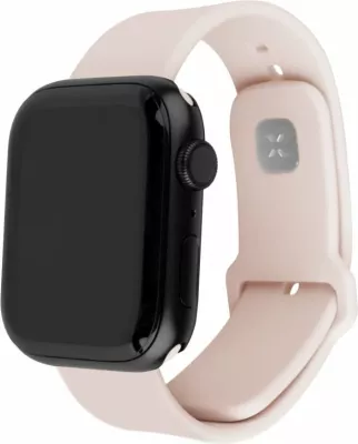 Rrip Smartwatch Fixed Sporty Strap Set për Apple Watch 38/40/41 mm, 160-225 mm, silikon, rozë, set