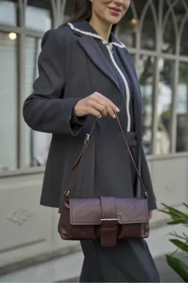Çantë dore Zoozie Bags, ngjyrë kafe, MK1020225SV10-003