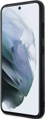 Mbështjellës Mercedes Urban Line për Samsung Galaxy S23 FE, lëkurë, i zi