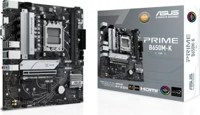 Pllakë amë ASUS PRIME B650M-K, Socket AM5, DDR5, 96 GB