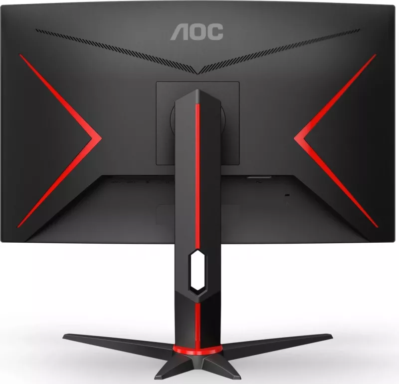 Monitor gaming AOC CQ27G2S/BK, 27'', QHD, 165Hz, e zezë e kuqe