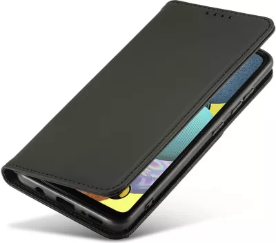 Mbështjellës Hurtel Magnet Card Case për Xiaomi Redmi Note 11 Pro, me kapak, portofol dhe qëndrim, i zi