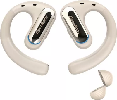 Kufje wireless sportive OneOdio OpenRock Pro, Bluetooth 5.2, bezhë
