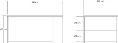 Tavolinë kafeje Hanah Home, Fenton, ngjyrë lisi