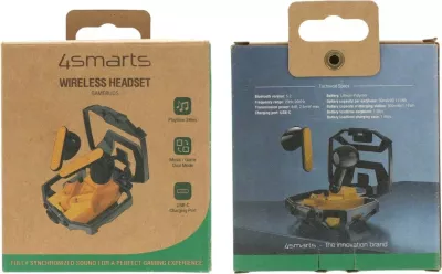 Kufje gaming 4smarts 540288, Wired, 20 - 20000 Hz, e verdhë