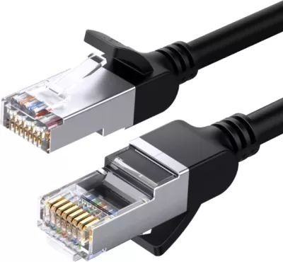 Kablo rrjeti LAN Cat6 UTP UGREEN 50191 1m, e zezë, polybag