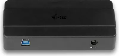 HUB USB I-Tec 4 porta, USB 3.0, me adapter rryme, i zi