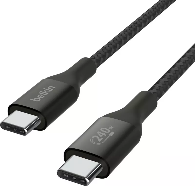 Kabllo USB-C Belkin CAB015bt2MBK, 2 m, USB 2.0, e zezë