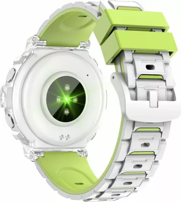 Smartwatch Moye Kronos Vibe 1.27\" LCD, thirrje Bluetooth, IP67, e bardhë