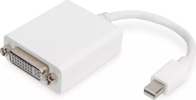 Adapter DisplayPort Digitus Mini DisplayPort në DVI-D, 0.15m, i bardhë