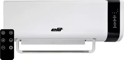 Ngrohës muri banjo, Elit PTC-21, 2000W, 2 nivele 1000/2000W, IPX2, timer 12h, me telekomandë, i bardhë