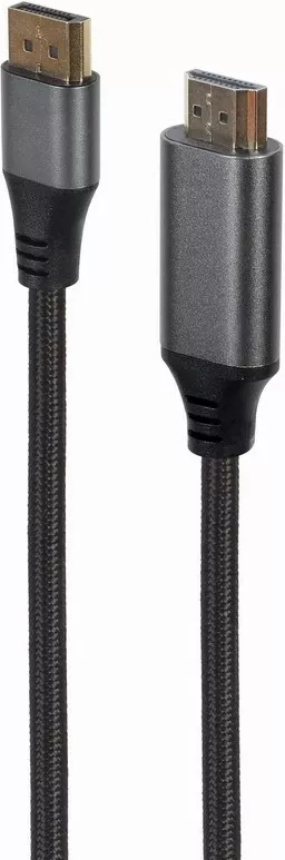 Kabllo HDMI- DisplayPort Gembird, type-A, 4K, 1.8 m, e zezë 
