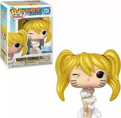 Figurinë vinyl Funko POP! Animation Naruto Shippuden Naruto (Sexy Jutsu) Diamond Glitter, e artë