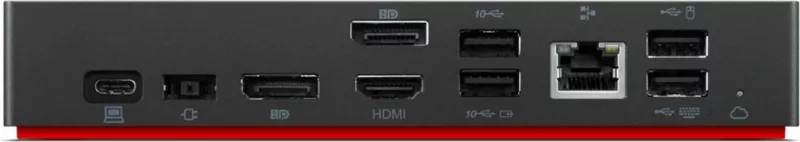 Dock Lenovo ThinkPad Universal USB-C Smart, Thunderbolt 4, 1000 Mbit/s, 4K Ultra HD, e zezë
