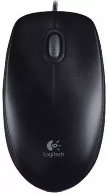 Maus Logitech B100 910-003357 800 DPI USB me kabllo, i zi