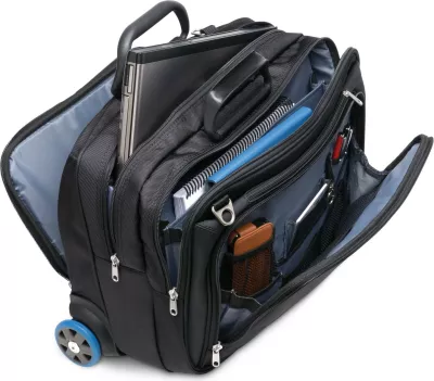 Çantë laptopi Kensington Contour 17 inç, me rrota, e zezë