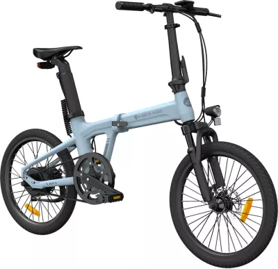 Bicikletë elektrike palosëse ADO Air 20S 20\", 250W, deri 100 km, blu pastel (v2026)