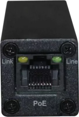 Konverter rrjeti ALLNET AF ALL-MC302v2P2WIRE-Set, PoE, me ngjyrë të zezë