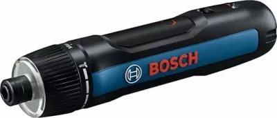 Kaçavidë pa kabllo Bosch GO 3.0 06019H2201, 3.6 V, 2 Ah, 5 Nm, USB-C, me 8 bita + kasë, e zezë/blu