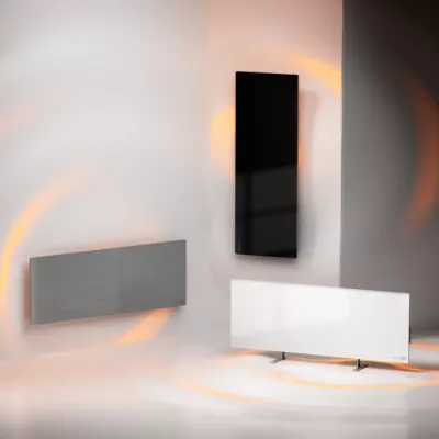 Ngrohës smart AENO Premium Eco AGH0005S 700W, xham i temperuar, infrared+konveksion, Gri