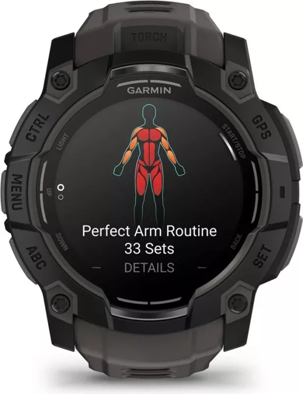 Smartwatch Garmin Instinct 3 AMOLED, 50 mm, GPS, i zi