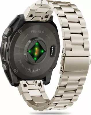 Byzylyk çeliku Tech-Protect për Garmin Fenix 5X/5X Plus/6X/6X Pro/7X/8, 51mm, Titanium