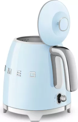 Ibrik elektrik SMEG KLF05PBEU mini, 1400W, 0.8L, kaltër