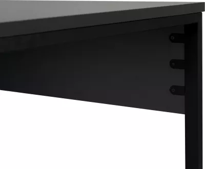 Tavolinë studimi Nordure, dyshe, anthracite, e zezë
